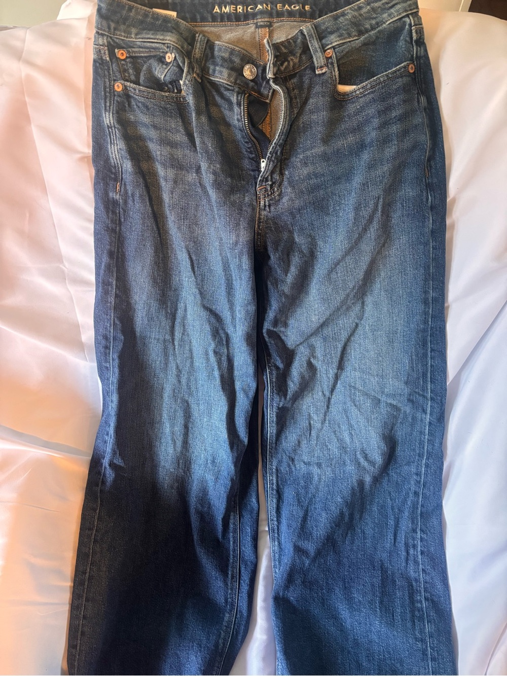 American Eagle Outfitters Women’s Super High Rise Baggy Wide Leg Jeans